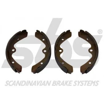 Jeu de mâchoires de frein, frein de stationnement SBS [18492752371]