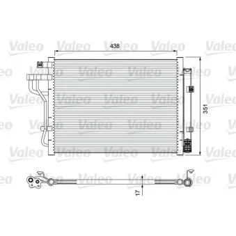 VALEO 814399 - Condenseur, climatisation