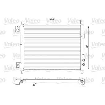 Condenseur, climatisation VALEO 815092 pour RENAULT TRUCKS MAXITY 110,32 - 110cv