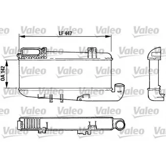 Intercooler, échangeur VALEO 816613