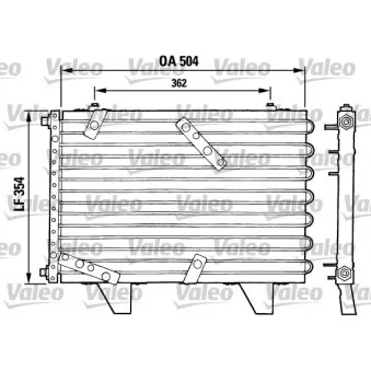 Condenseur, climatisation VALEO [816642]