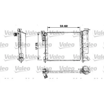 Radiateur, refroidissement du moteur AVA QUALITY COOLING CNA2155