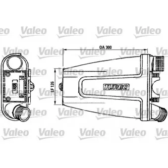 Intercooler, échangeur VALEO 816790