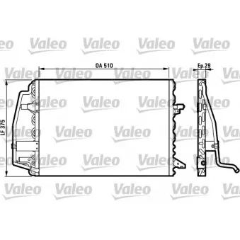Condenseur, climatisation VALEO OEM 6499843