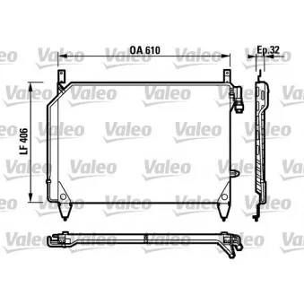 Condenseur, climatisation VALEO [816928]