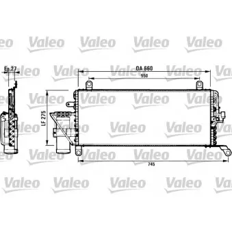 VALEO 817006 - Condenseur, climatisation