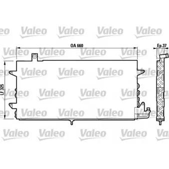 VALEO 817019 - Condenseur, climatisation