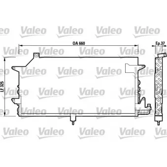 VALEO 817021 - Condenseur, climatisation
