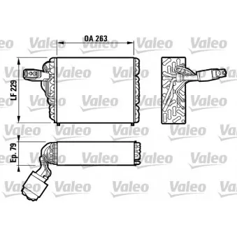 Evaporateur climatisation VALEO [817109]