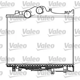 Intercooler, échangeur VALEO 817281 pour IVECO STRALIS 1528 AF - 279cv
