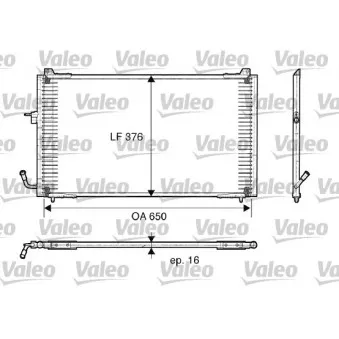 VALEO 817375 - Condenseur, climatisation
