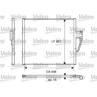 VALEO 817607 - Condenseur, climatisation