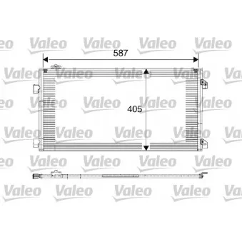 Condenseur, climatisation VALEO OEM V46-62-0015
