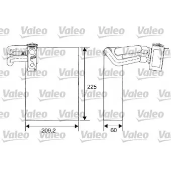 Evaporateur climatisation VALEO 817682
