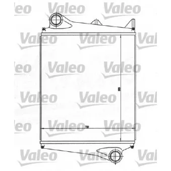 Intercooler, échangeur VALEO 817773 pour VOLVO FL6 FL 615 - 180cv