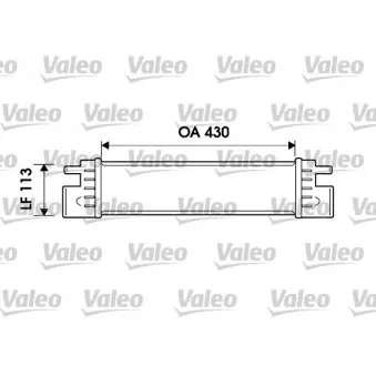 Intercooler, échangeur VALEO [817903]