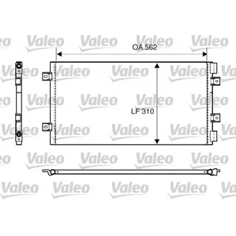 Condenseur, climatisation VALEO OEM 46799862