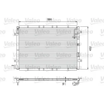 Condenseur, climatisation VALEO OEM 976063E000