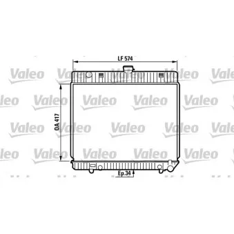 VALEO 819216 - Radiateur, refroidissement du moteur