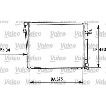 VALEO 819405 - Radiateur, refroidissement du moteur