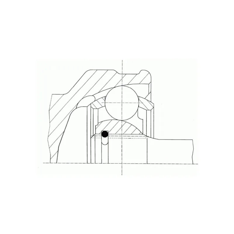Embout de cardan avant (kit de réparation) SPIDAN 25235 - Visuel 1