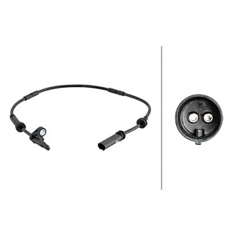 Capteur, vitesse de roue HELLA OEM 34526869293