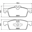 HELLA 8DB 355 041-101 - Jeu de 4 plaquettes de frein avant