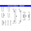 ATE 03.0137-9329.2 - Kit d'accessoires, mâchoires de frein de stationnement