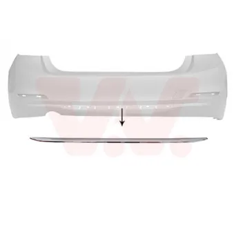 VAN WEZEL 0670551 - Baguette et bande protectrice, pare-chocs