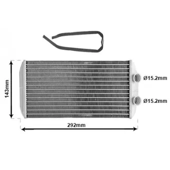 Système de chauffage VAN WEZEL OEM 1609171580