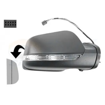 Rétroviseur extérieur VAN WEZEL OEM A1718200942