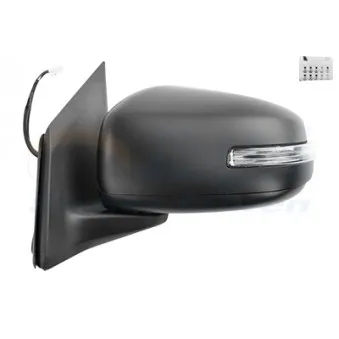 Rétroviseur extérieur VAN WEZEL 3264817