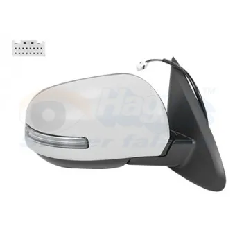 Rétroviseur extérieur VAN WEZEL 3279818