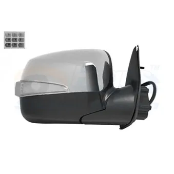 Rétroviseur extérieur VAN WEZEL 3615816