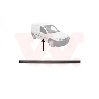 VAN WEZEL 3789424 - Baguette et bande protectrice, porte avant droit