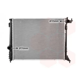 Radiateur, refroidissement du moteur VAN WEZEL 43012717