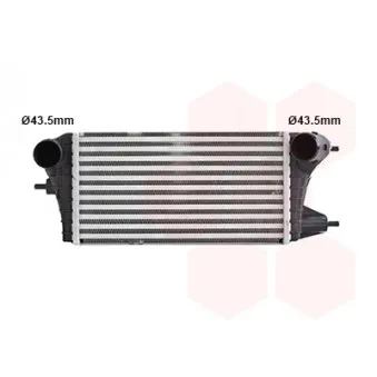Intercooler, échangeur VAN WEZEL 52014704