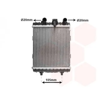 Radiateur, refroidissement du moteur NISSENS 65328