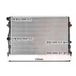 Radiateur, refroidissement du moteur VAN WEZEL [58012717]