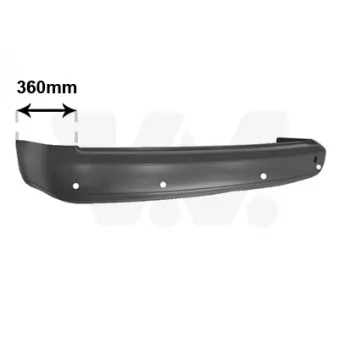 VAN WEZEL 5867541 - Pare-chocs