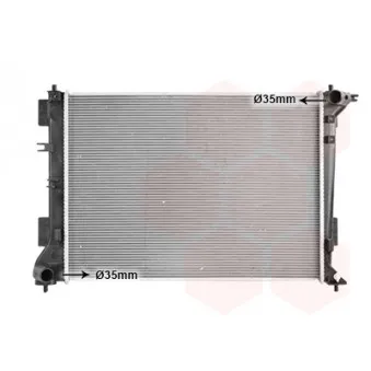 Radiateur, refroidissement du moteur VAN WEZEL 82012728