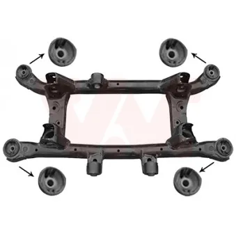 VAN WEZEL 8381629 - Corps d'essieu