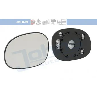 JOHNS 23 07 37-81 - Verre de rétroviseur, rétroviseur extérieur