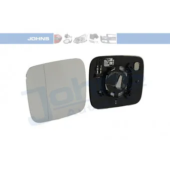 Verre de rétroviseur, rétroviseur extérieur JOHNS [31 10 37-81]