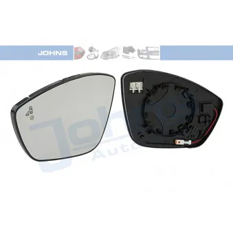 JOHNS 57 28 37-83 - Verre de rétroviseur, rétroviseur extérieur