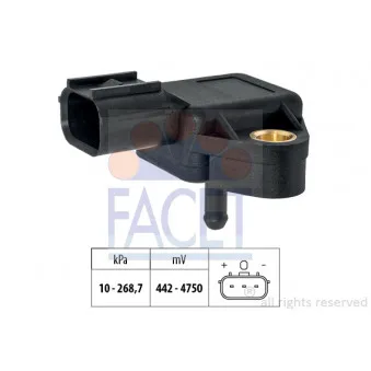 Capteur de pression, servofrein FACET OEM 46401TM8H01