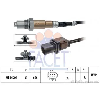 Sonde lambda FACET 10.8500
