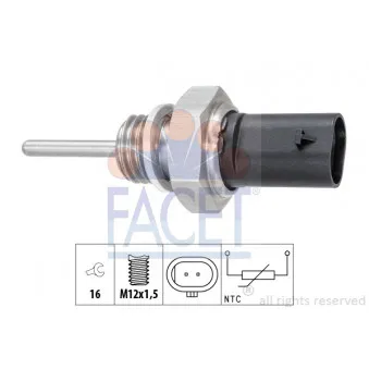 Capteur, température des gaz FACET 22.0260