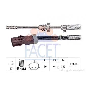 Capteur, température des gaz FACET 22.0362