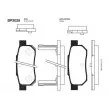 Jeu de 4 plaquettes de frein avant KAVO PARTS [BP-2029]